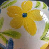 Vase rond à fleurs décoré à la main