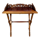 Victorian style ornate carved folding table, 1920s