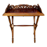 Victorian style ornate carved folding table, 1920s