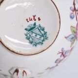 Cup and under cup Sarreguemines décor Minton n°248