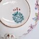 Cup and under cup Sarreguemines décor Minton n°248