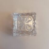 Square glass ashtray