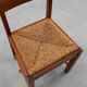 Mid-Century Brutalist Oak and Wicker Chair, Belgium, 1960