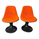 Set 2 chaises Orbit de Farner & Grunder pour Herman Miller, 1965
