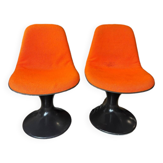 Set 2 chaises Orbit de Farner & Grunder pour Herman Miller, 1965