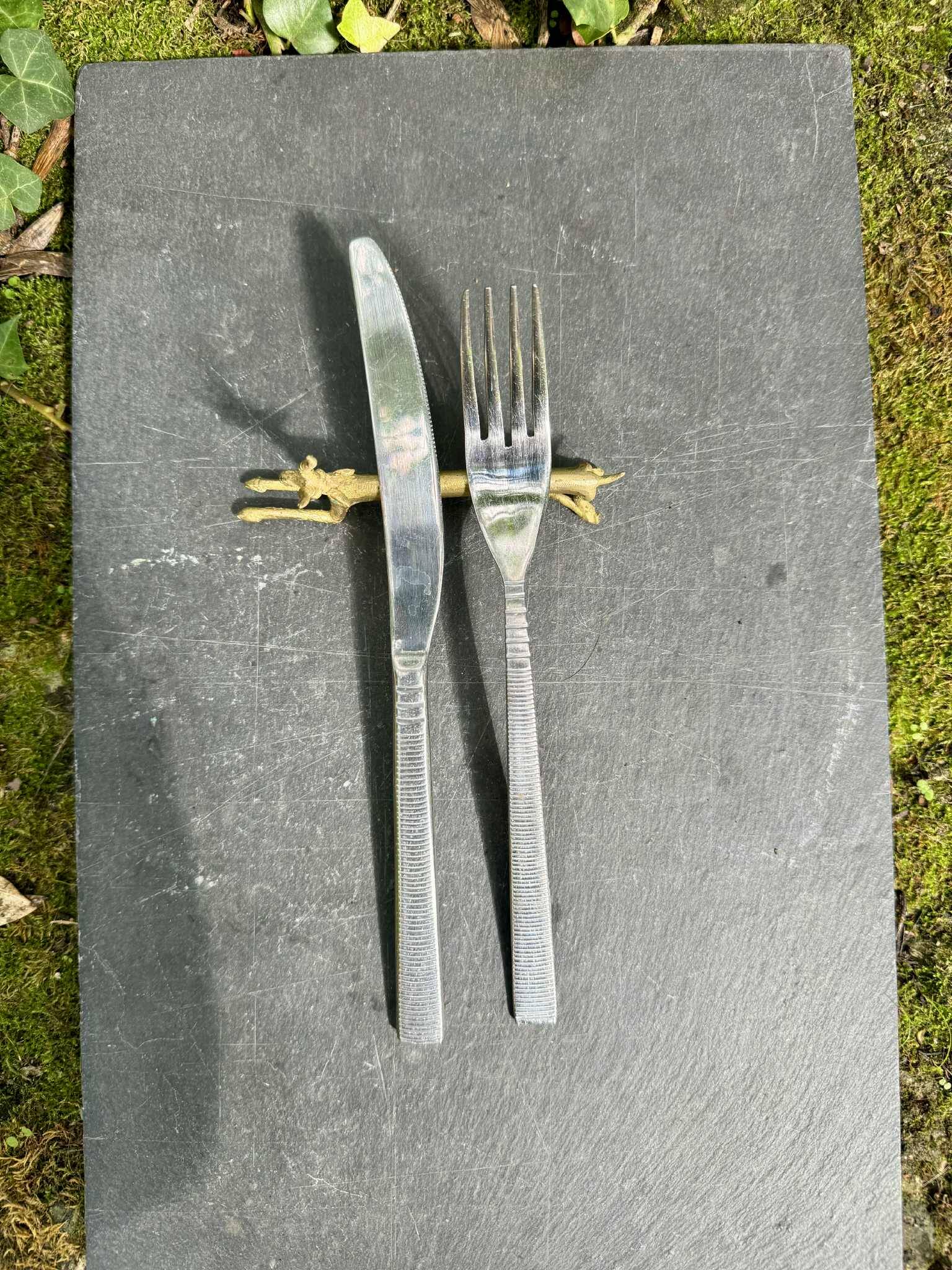 10 brass antelope knife holders