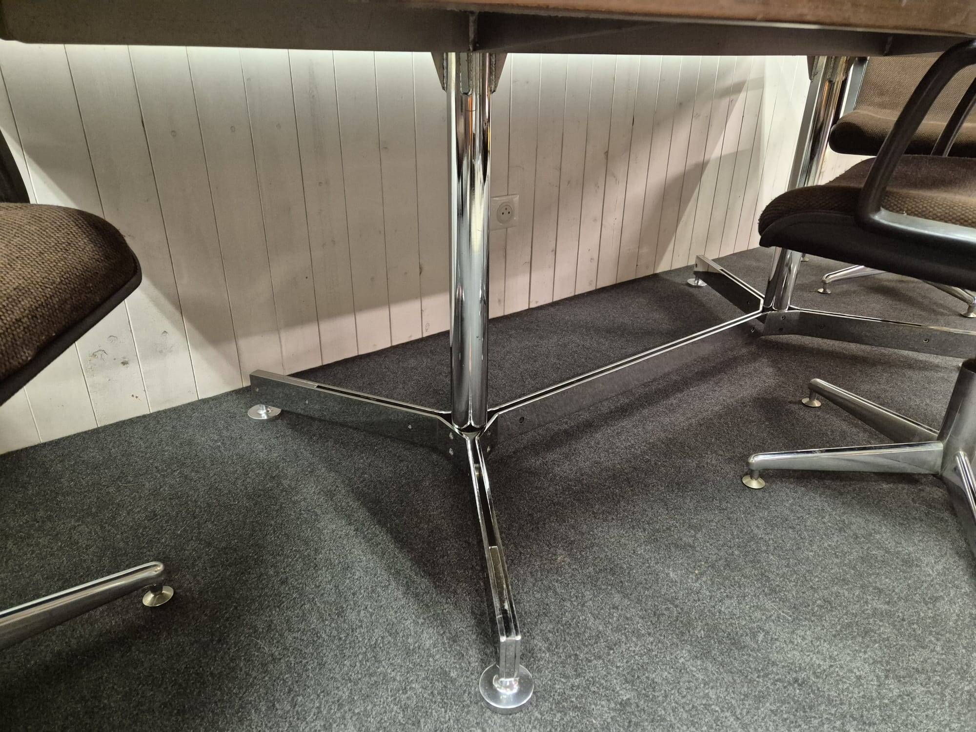 Vintage rosewood meeting table