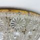 Large crystal Banci Italy ceiling lamp, 1960s