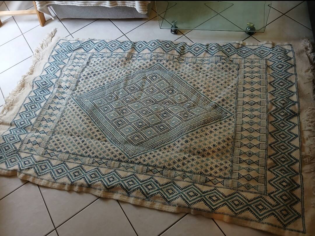Handmade Tunisian rug