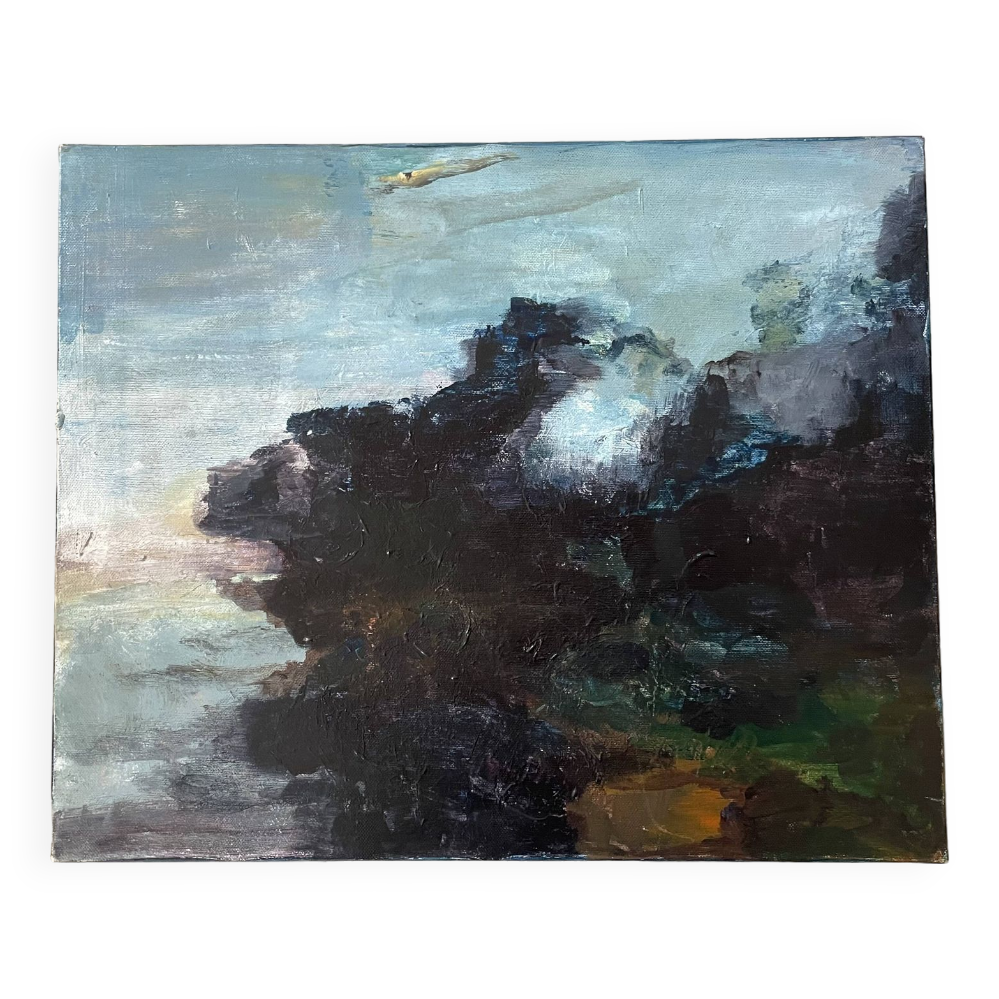 Abstract painting on canvas