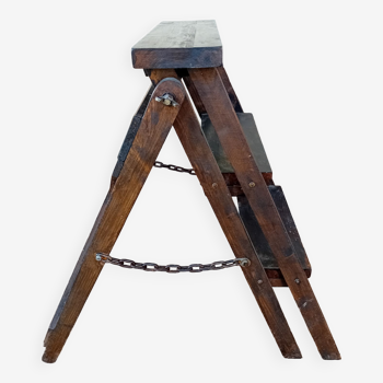 Vintage wooden stepladder