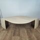 Table basse en travertin  Roche Bobois 70'