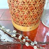 Bottle holder cover bamboo bottle