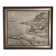 Vintage Impressionist Sea Scape Oil on Canvas Signed E.Ollers (1888-1959) Framed