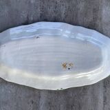 Very large decorative dish in Limoges earthenware
