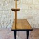 Vintage oak freestanding shelf, Circa 60s