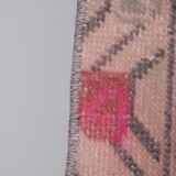 Vintage Turkish rug from Oushak, hand-woven 119x231 cm