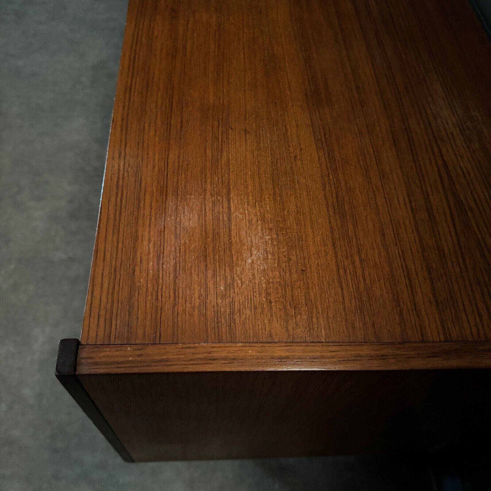 Small Scandinavian teak sideboard 1960s three drawers