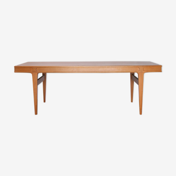 Table basse en teck blond Johannes Andersen