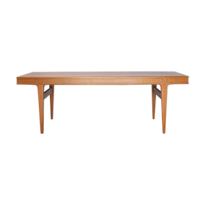 table basse en teck blond