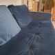 Canapé convertible velours bleu octave camif