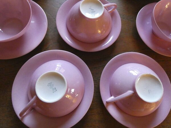 Rare Superbe service style Art Déco des années 30 Porcelaine de Limoges Fra