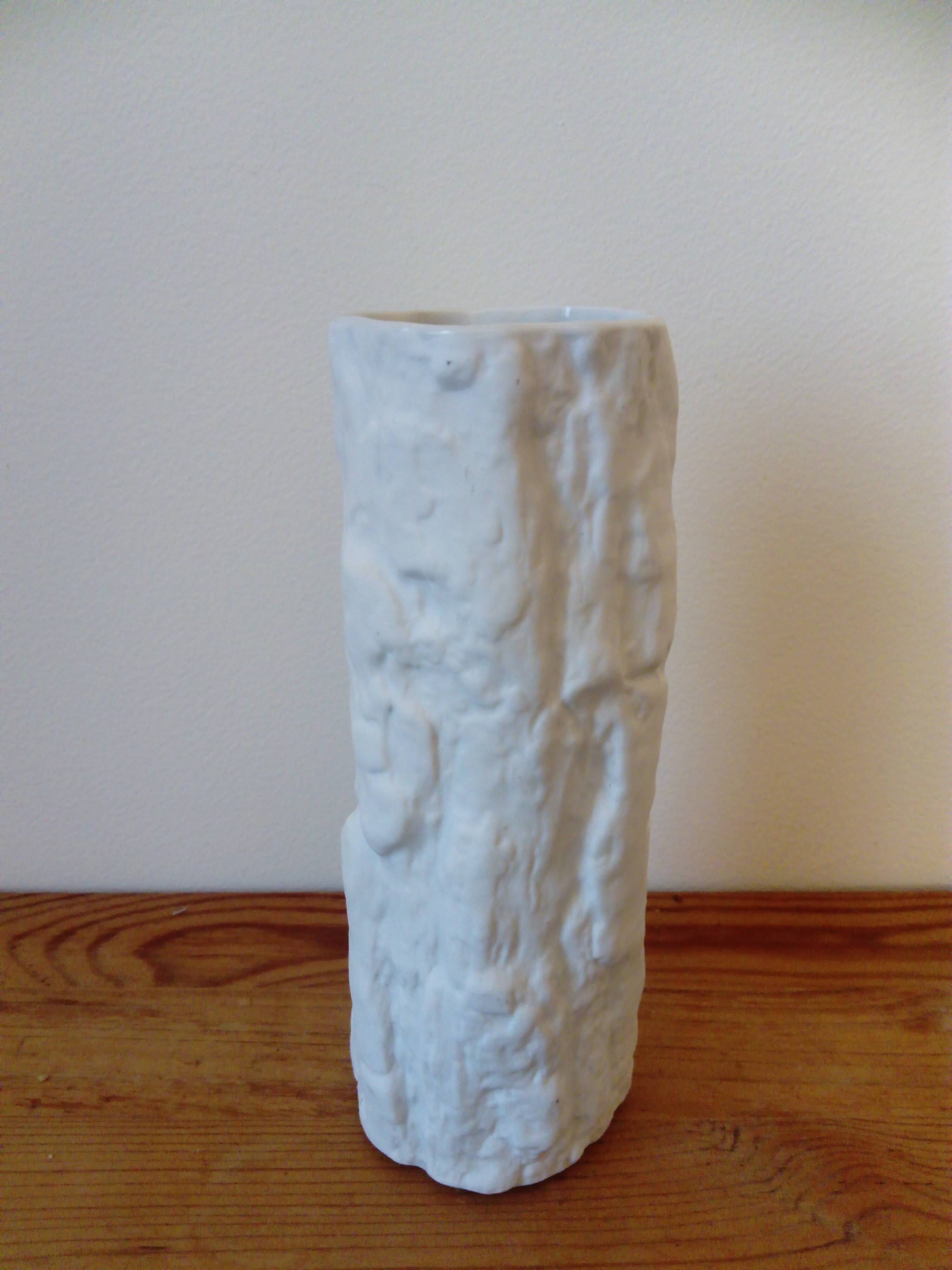 Bareuther Germany Bisque Porcelain Vase