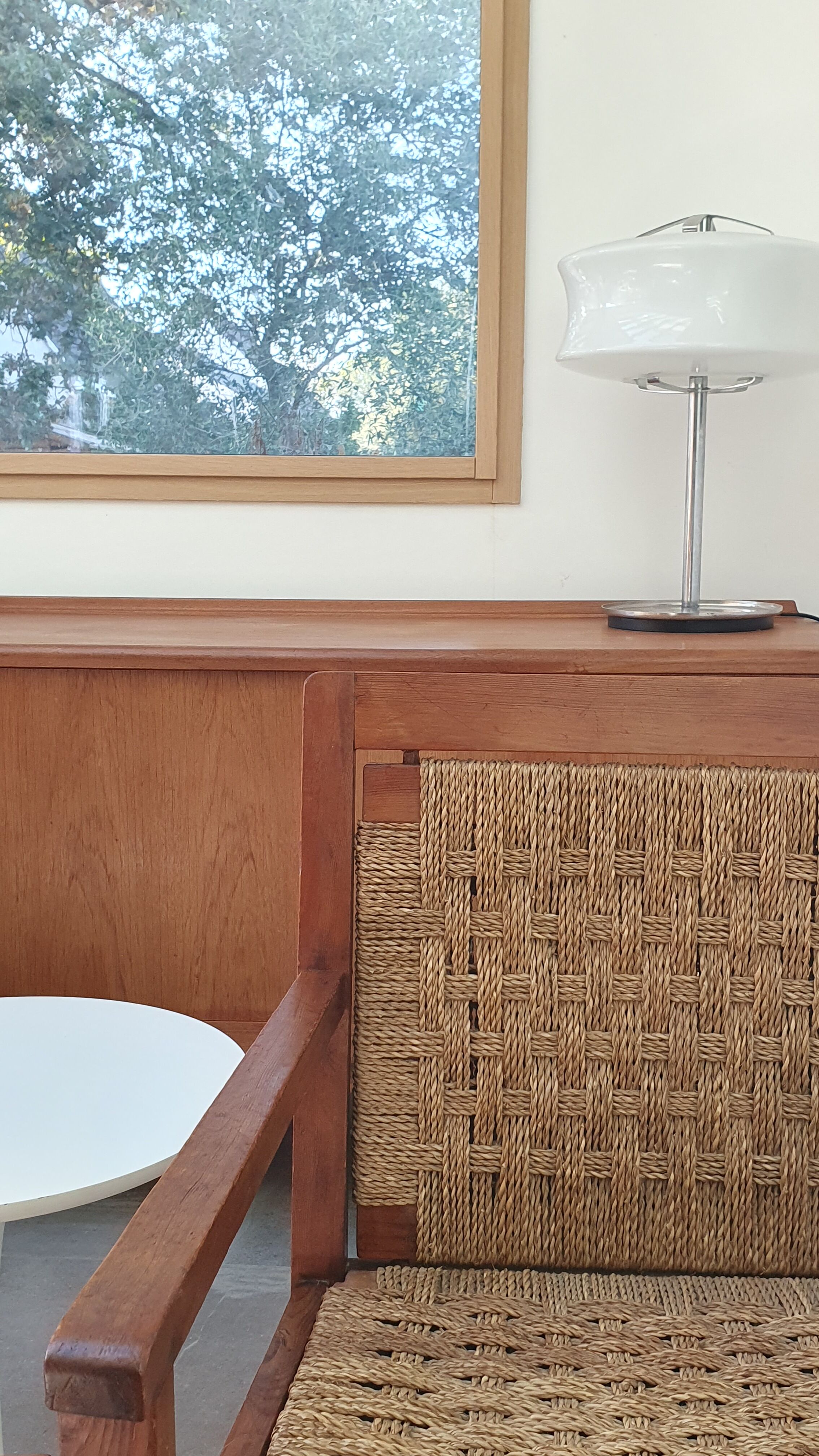 Pair of rope armchairs from the 50s