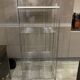 Meuble étagère bibliothèque murale modulable bureau chrome vintage