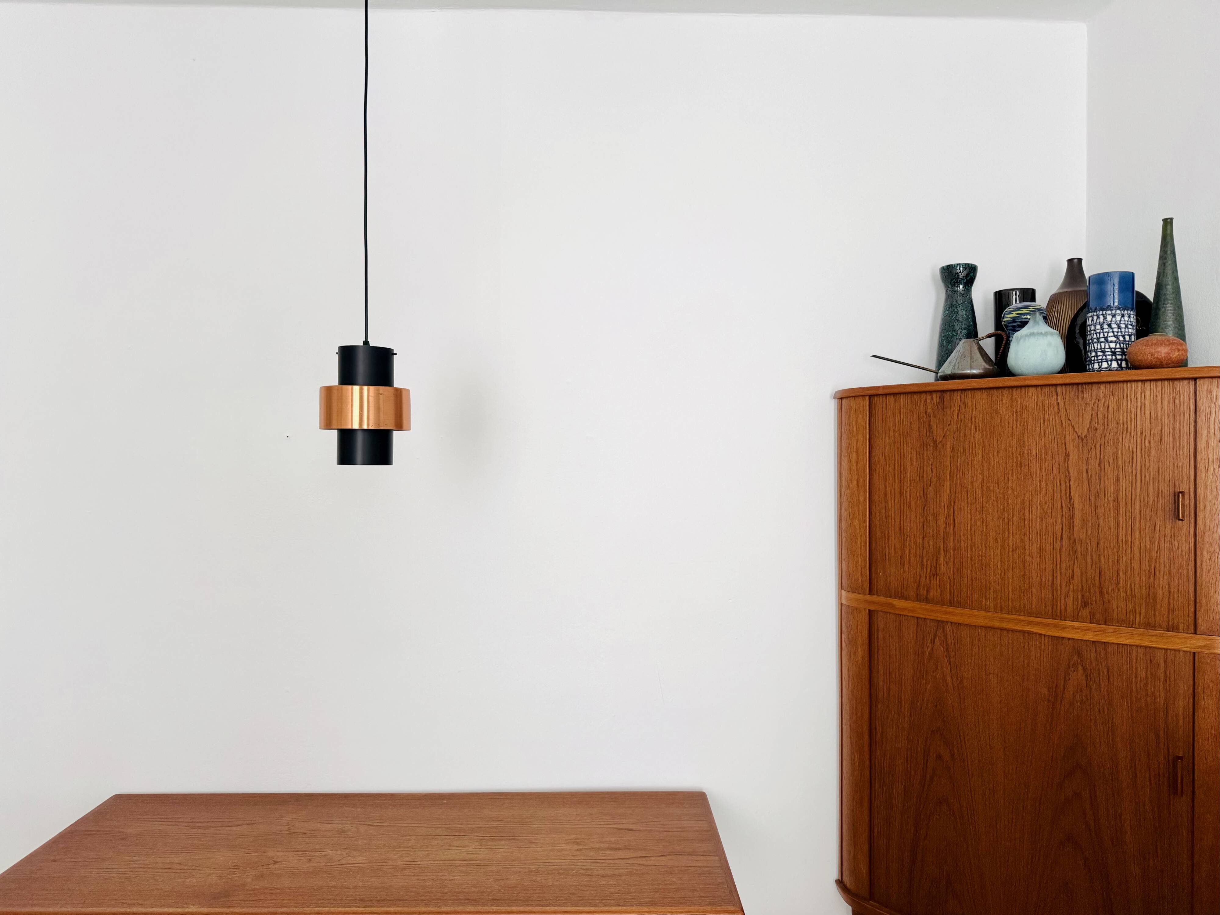 Set of 2 Danish Copper Pendant Lamps