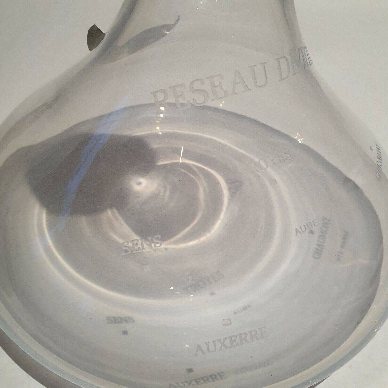 Crystal decanter carafe royales de champagne réseau de villes sens troyes ...