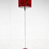 Mid-century Chrome Floor Lamp, Restored, Czechoslovakia
