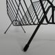Metal magazine rack, newspaper rack, 1950s