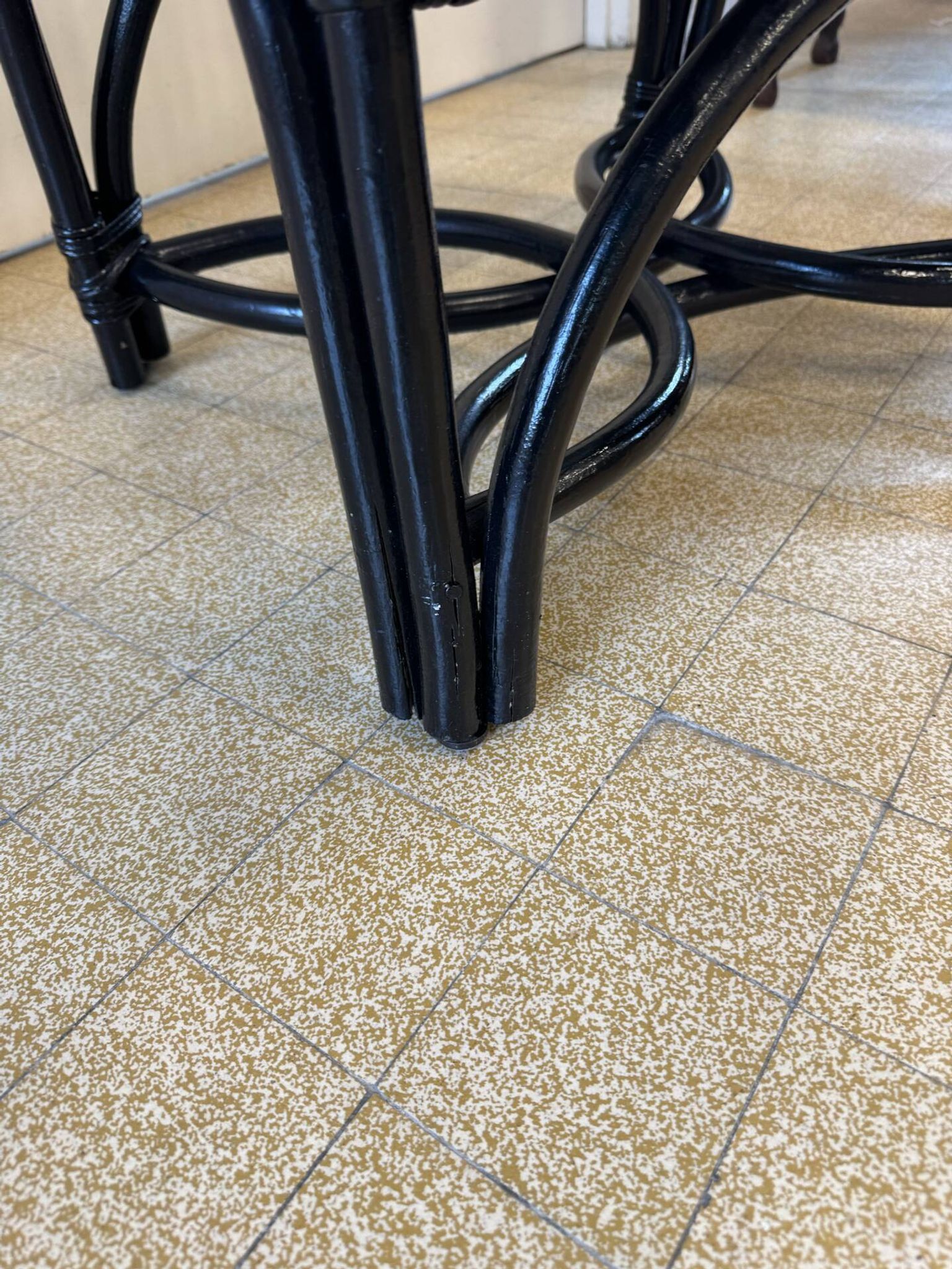 Fauteuil en bambou et rotin