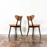 Model No. 124 Dining Chairs by Helena & Jerzy Kurmanowicz, 1960s, Poland, Set of 5