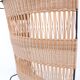 Vintage rattan and metal bar, 60s