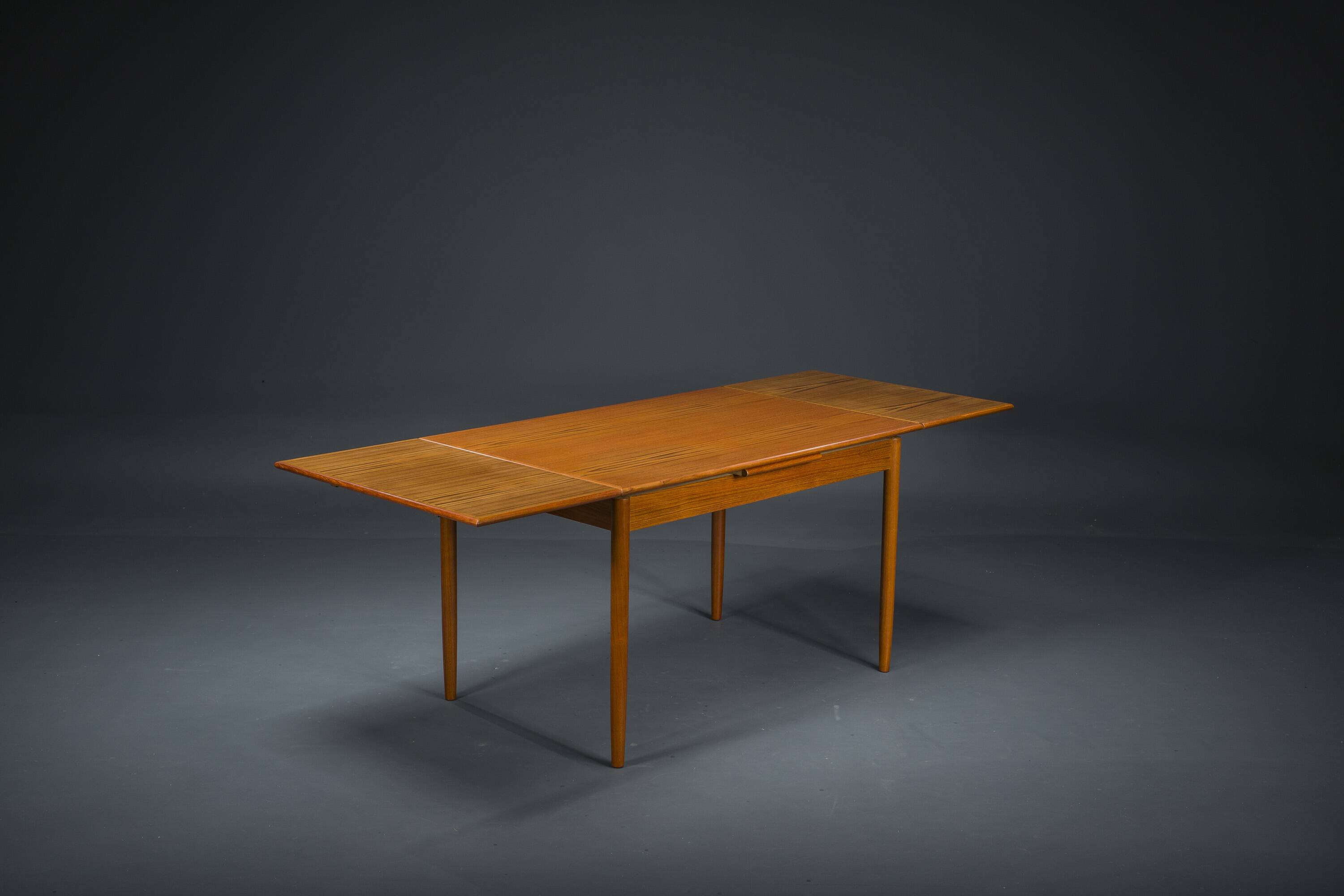Vintage extendable teak dining table, Denmark, 1960s