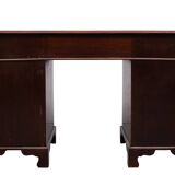 Antique English Mahogany pedestal Desk 1850s