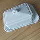 Vintage butter dish with lid in Limoges porcelain - Signed MPS