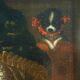 Ancien tableau portrait de noble dame école européenne