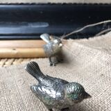 Lot of two metal birds