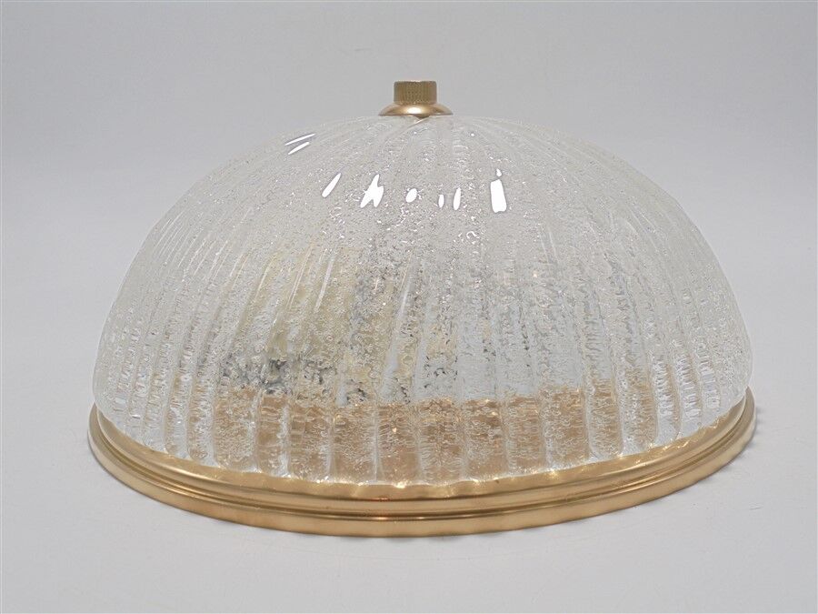 Bubbled glass ceiling lamp