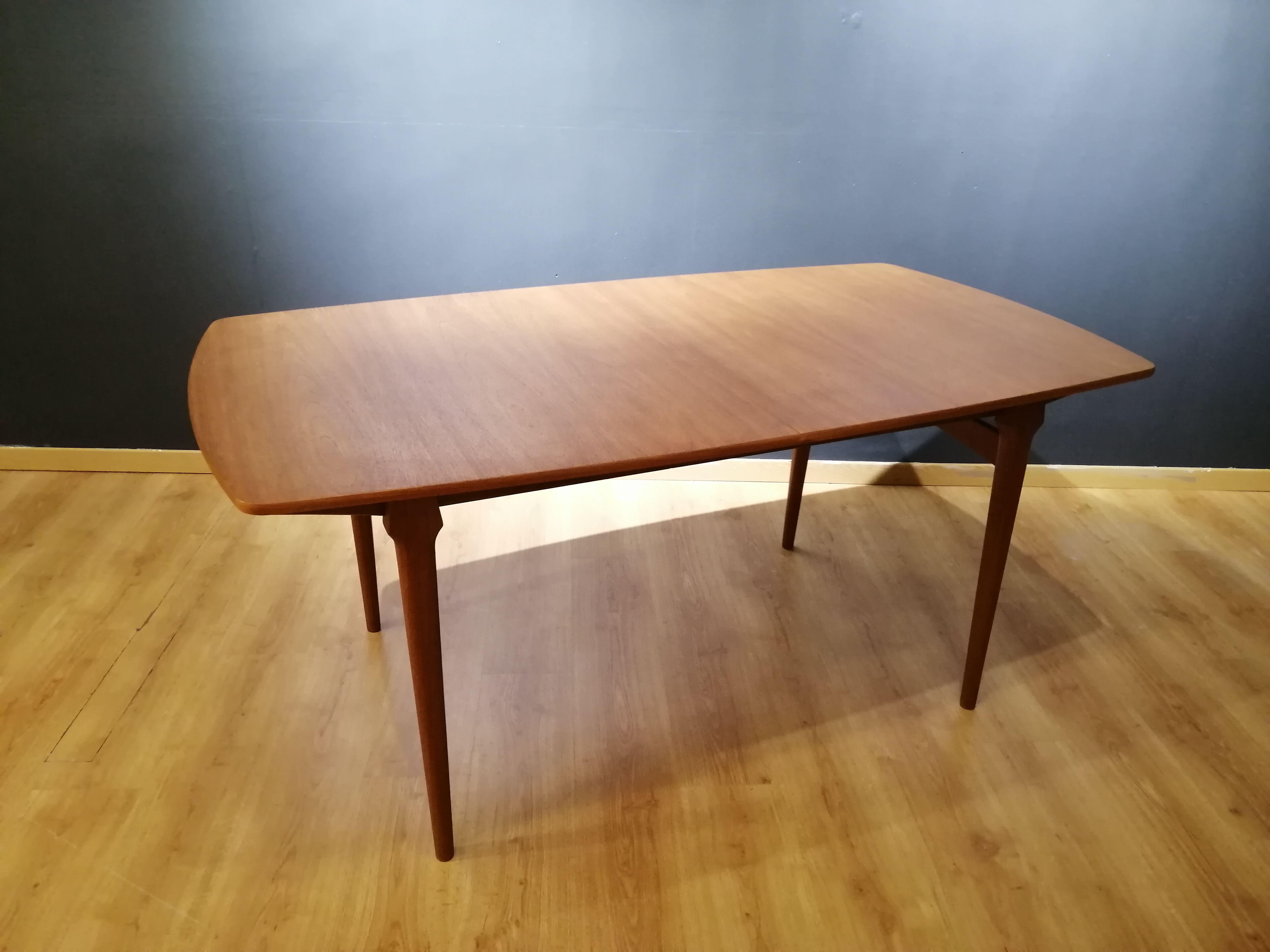 Teak dining table by William Watting for Fristho, 60s