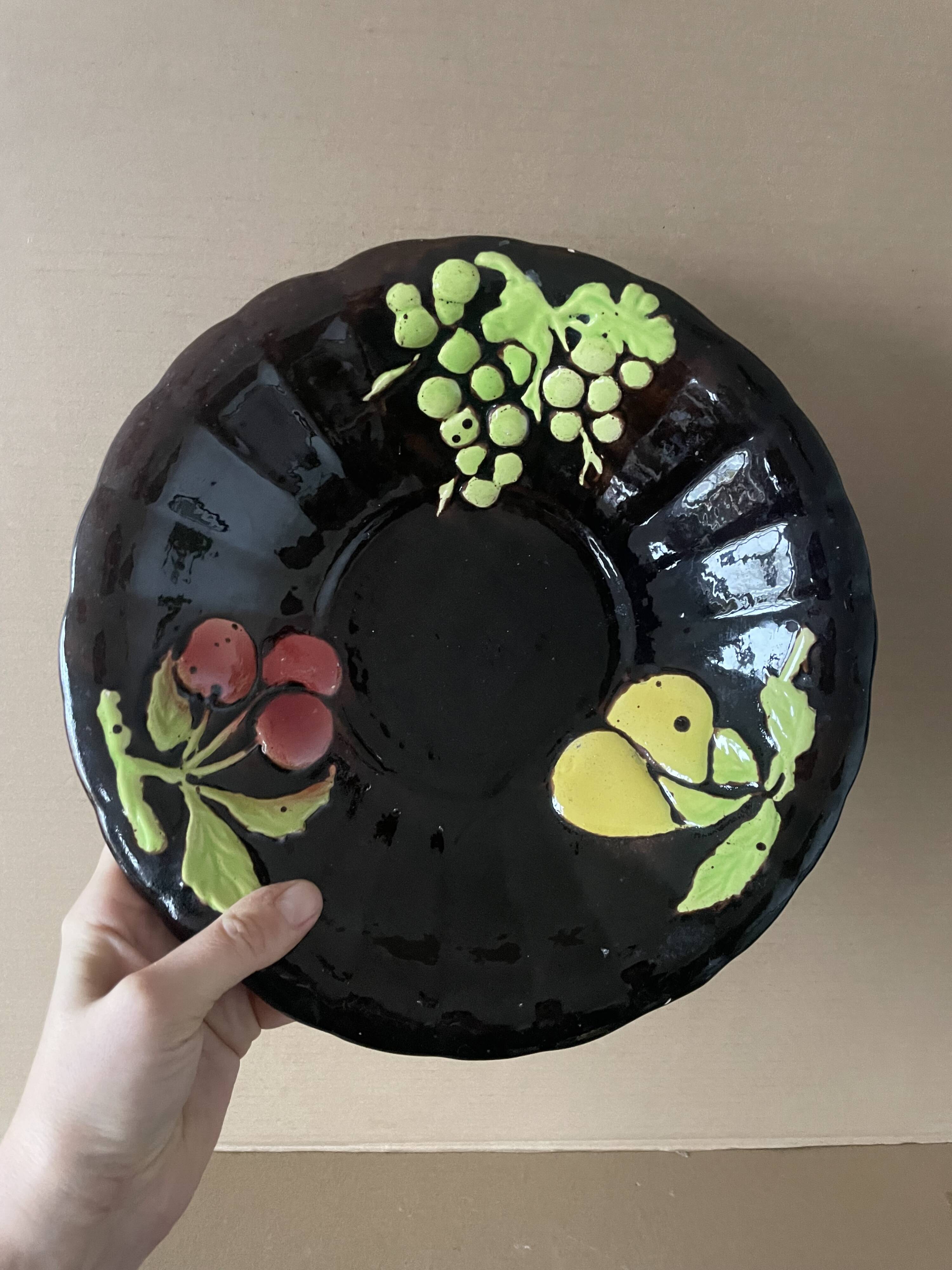 Antique ceramic dish