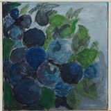 Swedish Oil on Canvas – “Blue Berries” by Martin Kallerup