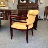 Makassar desk and its armchair, twentieth century