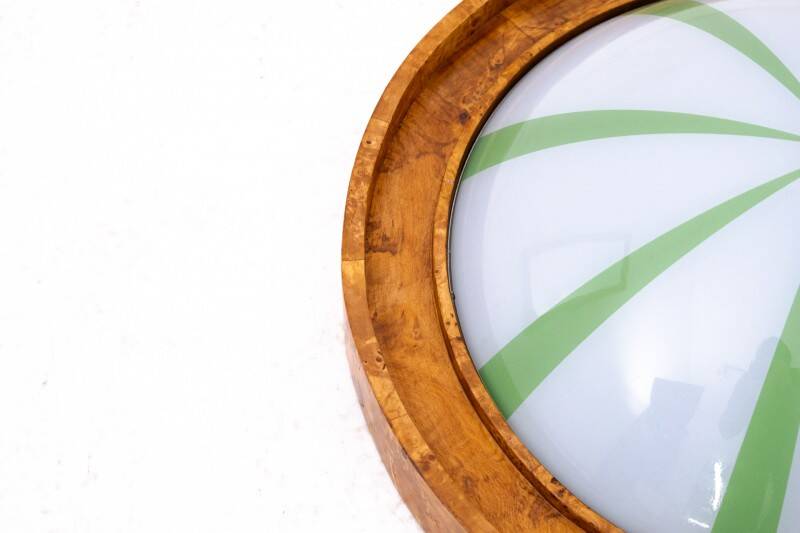 Unique Art Deco ceiling lamp, Poland, 1950s.