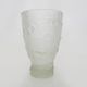 Genuine Bohemian crystal vase guaranteed Czechoslovakia cherry decoration.