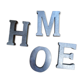 Lot of metal letters