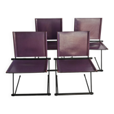 Lot de 4 chaises Ballerina par Herbert Ohl pour Matteo Grassi, années 1990
